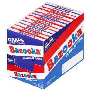 Bazooka Grape 6pc