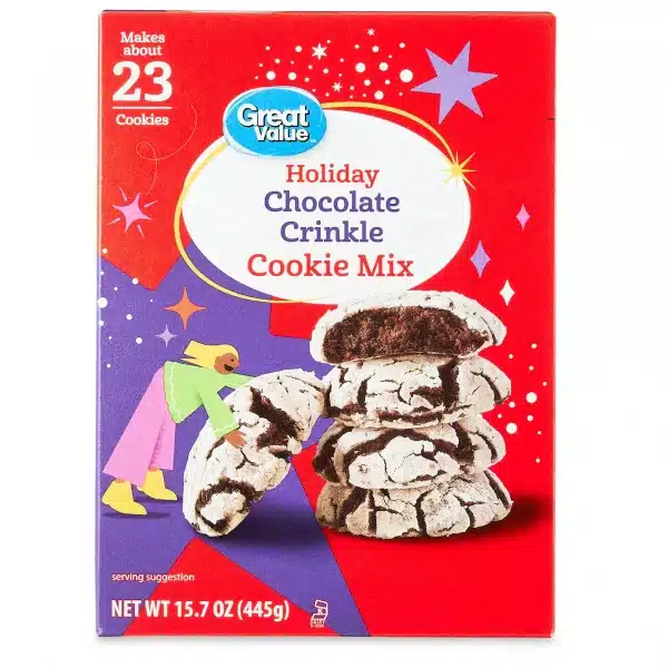Great Value Chocolate Crinkle Cookie Mix 445g