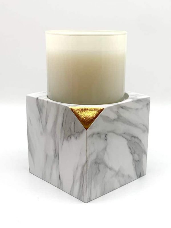 BBW 3 Wick Candle Holder Cut Out Corner