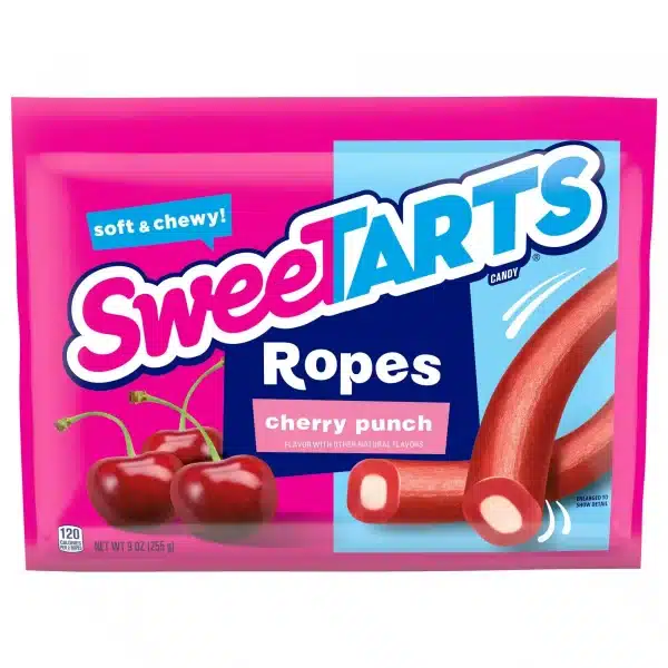 SweeTarts Soft Chewy Ropes Cherry Punch 255g